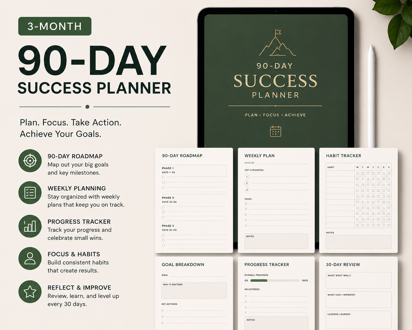 90 Day Success Planner